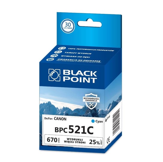 Ink/Tusz BP (Canon CLI-521C) [BPC521C] Black Point