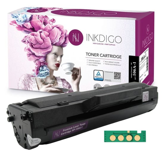 INKDIGO W1106A zgodny Toner do HP 107A 135AG 137FNW 138FW 135R 137P Z CHIPEM Inkdigo