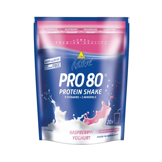 INKOSPOR ACTIVE PRO 80 białko wielokomponentne saszetka 500 g malina-jogurt Inkospor