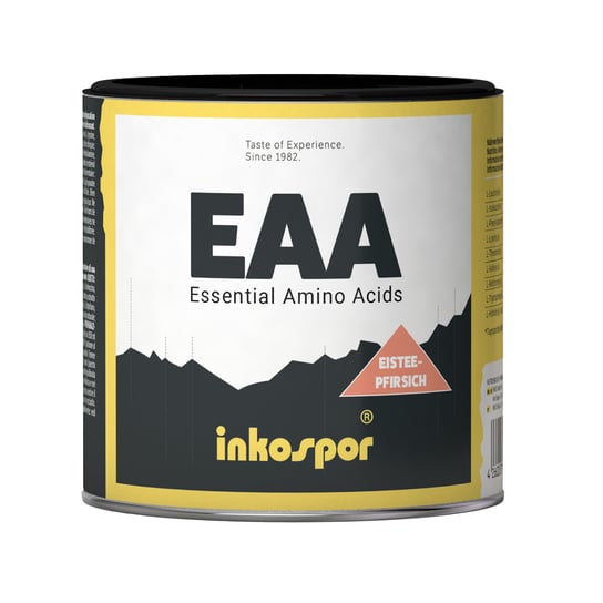 INKOSPOR EAA Powder 300 g aminokwasy egzogenne w proszku ice tea-brzoskwinia Inkospor