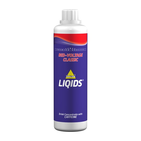 INKOSPOR LIQIDS® Red Voltage Classic koncentrat z guaraną bez dodatku cukru w płynie 0,5 l poziomkowy Inkospor