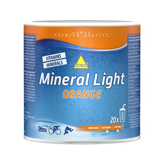 INKOSPOR MINERAL LIGHT koncentrat mineralno witaminowy w proszku 330 g pomarańczowy Inkospor