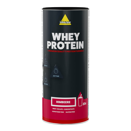 INKOSPOR WHEY PROTEIN białko serwatki puszka 600 g malinowy Inkospor