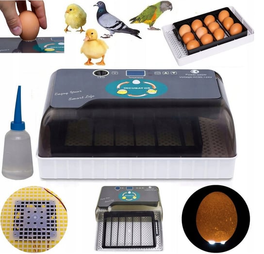 Inkubator na 12 jaj 30W klujnik wylęgarka Linbox