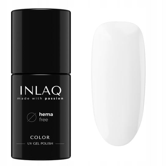 INLAQ Lakier Hybrydowy Strong White 6ml HEMA Free INLAQ