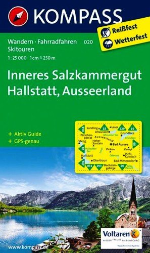 Inneres Salzkammergut, Hallstatt, Ausseerland. Mapa 1:25 000 Opracowanie zbiorowe
