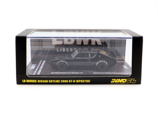 INNO64 Nissan Skyline 2000 GT-R (KPGC110) LB Works Kenmeri Black ...