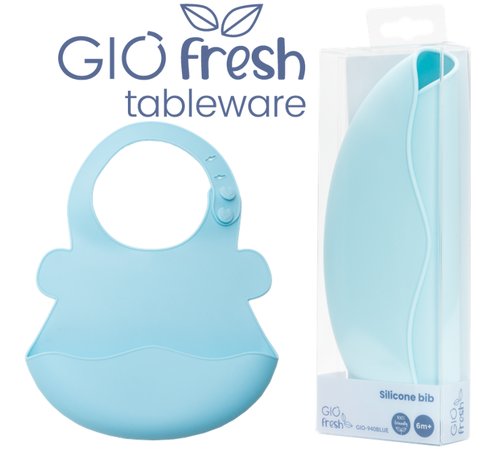 InnoGIO GIOfresh Silikonowy śliniaczek GIO-940 BLUE Innogio