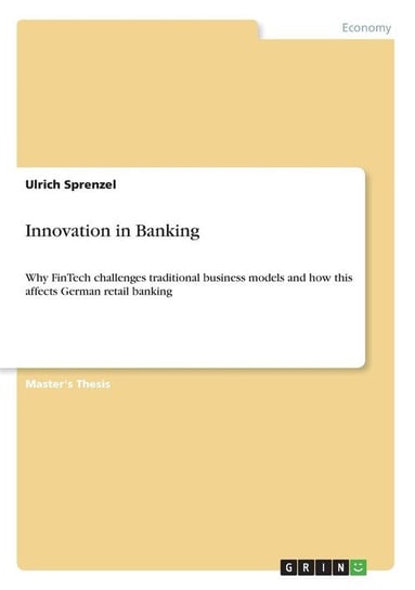 Innovation in Banking Sprenzel Ulrich