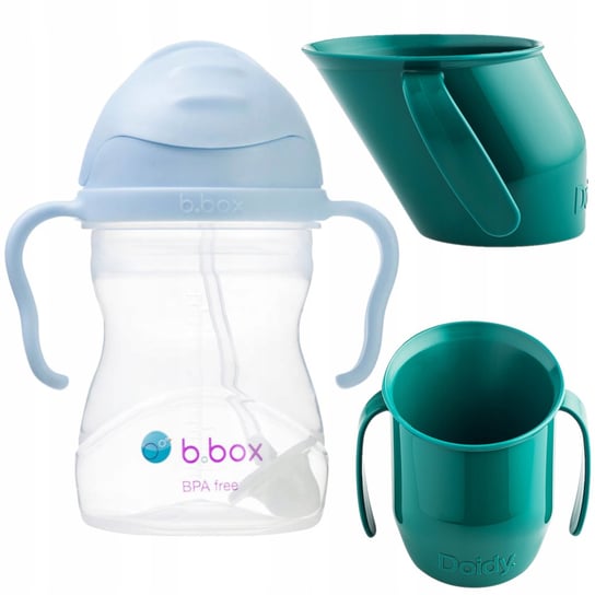 Innowacyjny Bidon butelka na wodę Bbox słomka Gelato Bubble kubek Doidy Cup B.Box