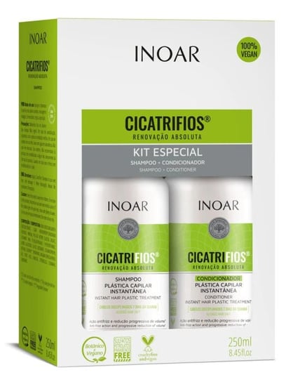 Inoar Cicatrifios Duopack, Zestaw kosmetyków do włosów, 2 szt. INOAR