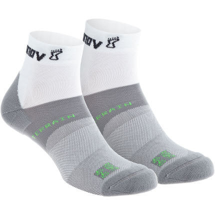 inov-8 , Skarpety, All Terrain Sock Mid, 2-pak, biało-szary, rozmiar 44-47 inov-8