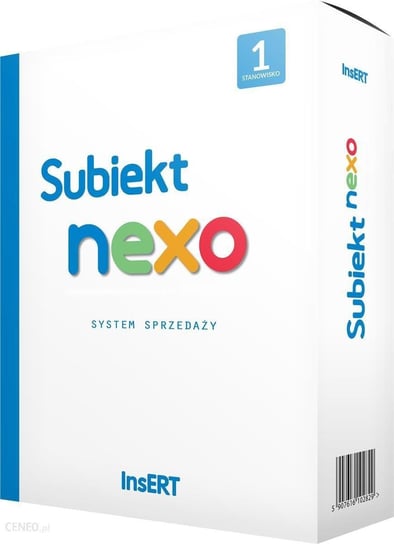 INSERT Subiekt nexo, BOX, DVD, 1 stanowisko, polski 