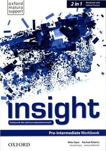 Insight. Pre-Intermediate. Workbook + Online Practice Opracowanie zbiorowe