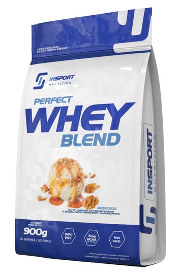 Insport Nutrition Perfect Whey Blend 900G Lody Orzechowo - Karmelowe Insport Nutrition