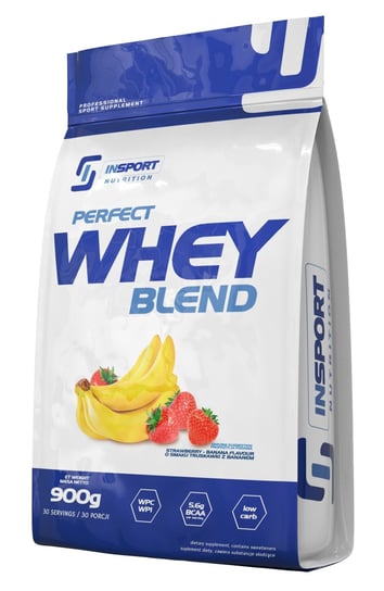 Insport Nutrition Perfect Whey Blend 900G Truskawka Banan Insport Nutrition