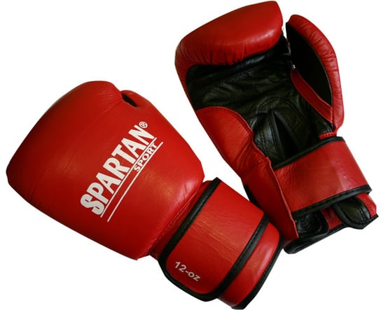 inSPORTline, Rękawice bokserskie Spartan, czerwony, rozmiar S inSPORTline