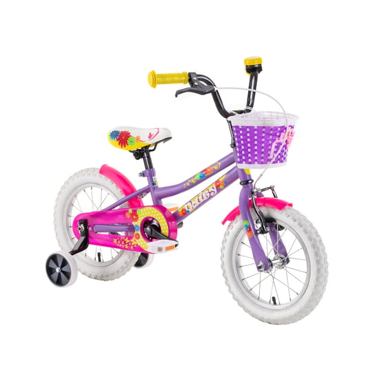 inSPORTline, rower dzieciecy DHS Daisy 1602, fioletowy 2019 DHS
