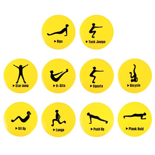 inSPORTline, Znaki do stanowisk treningowych, Agily, żółty inSPORTline
