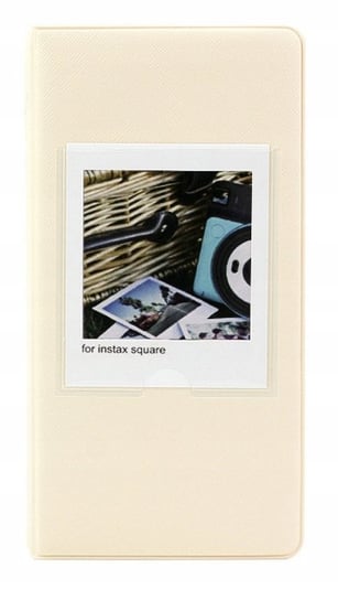 Instax-FUJIFILM, album na 64 zdjęcia do Instax Square Sq1 Sq6 Sq20 - kremowy Instax-FUJIFILM