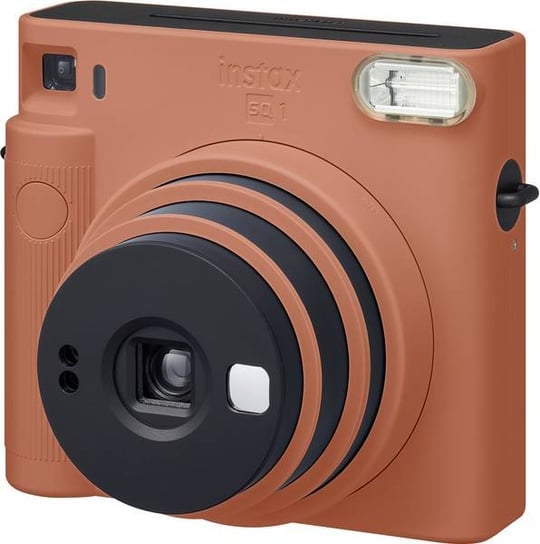 Instax-FUJIFILM, Aparat do fotografii natychmiastowej Instax-FUJIFILM SQ1, brązowy Instax-FUJIFILM