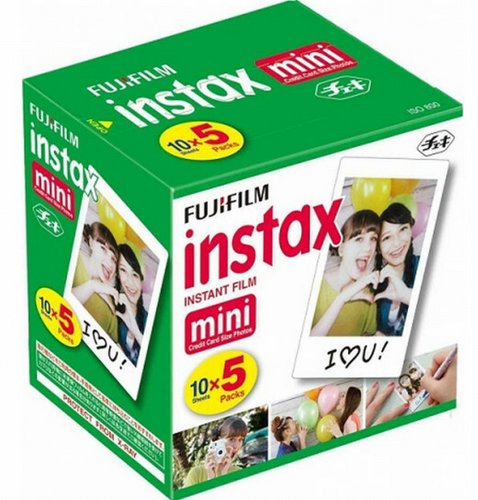 Instax-FUJIFILM, wkłady do aparatu Instax Mini Film, 5x10 shots, glossy Instax-FUJIFILM