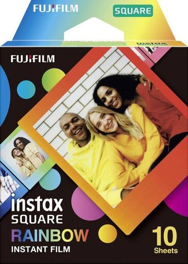 Instax-FUJIFILM, wkłady do aparatu Instax Square Rainbow WW, 10 szt. Instax-FUJIFILM