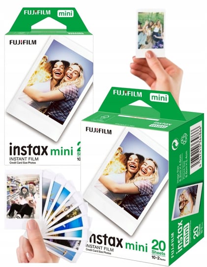 INSTAX MINI 11 WKŁADY FUJIFILM 20 SZTUK DO APARATU ZDJĘCIA KLISZE 8 9 11 12 Fujifilm