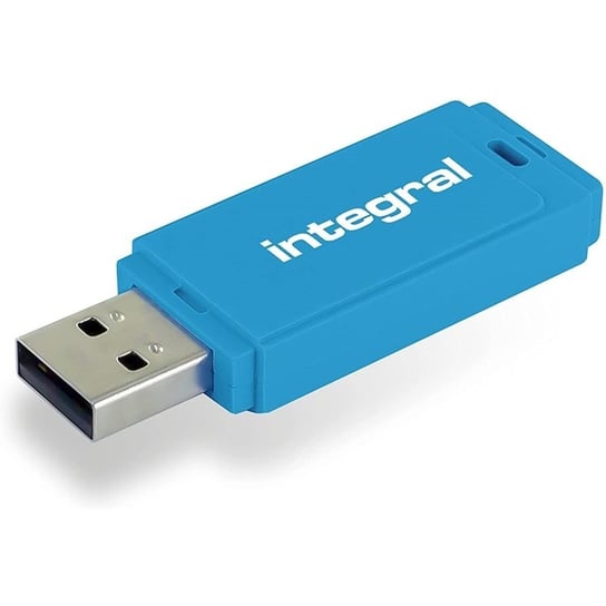 Integral Neon - Pendrive 128GB USB 2.0 (Niebieski) Forcetop