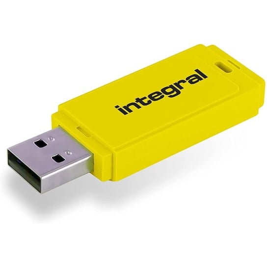 Integral Neon - Pendrive 64GB USB 3.0 (Żółty) Forcetop
