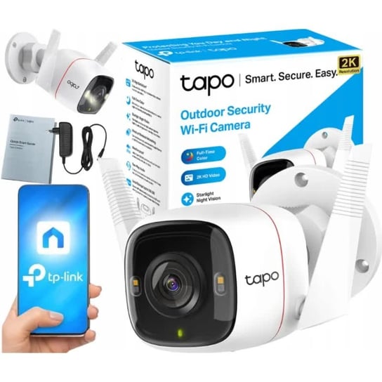 Inteligentna Kamera TP-Link Tapo C320WS IP WiFi Zewnętrzna Inna marka