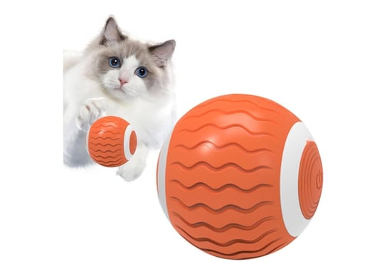 Inteligentna kulka dla kota w kolorze pomarańczowym zabawka dla kota Inna marka