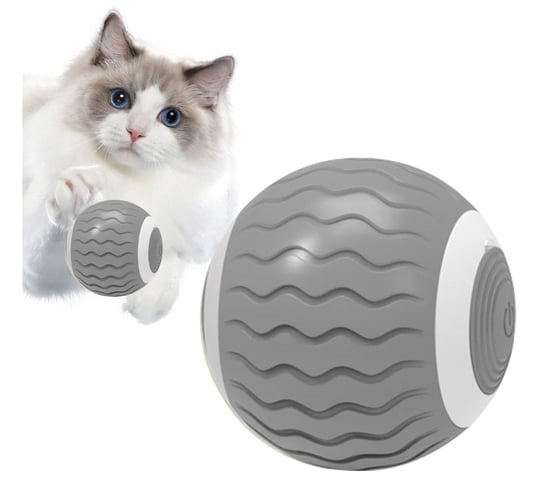 Inteligentna kulka dla kota w kolorze szarym zabawka dla kota Inna marka