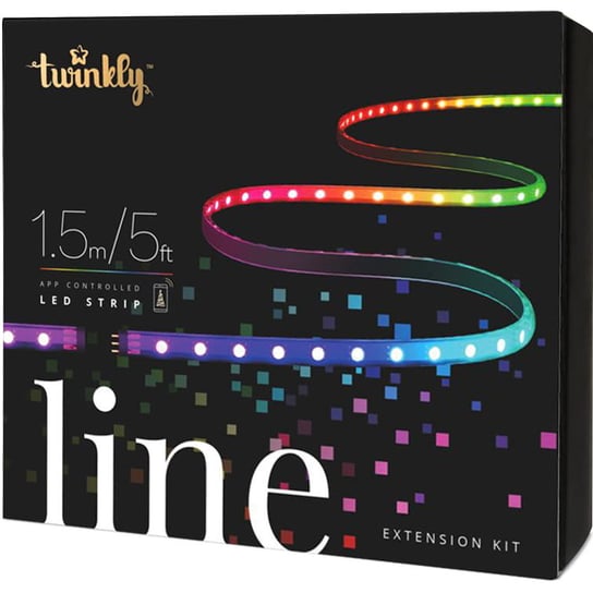 Inteligentna taśma dekoracyjna Twinkly Line 90 LED RGB Extension Kit - 1,5 m - przedłużenie Twinkly