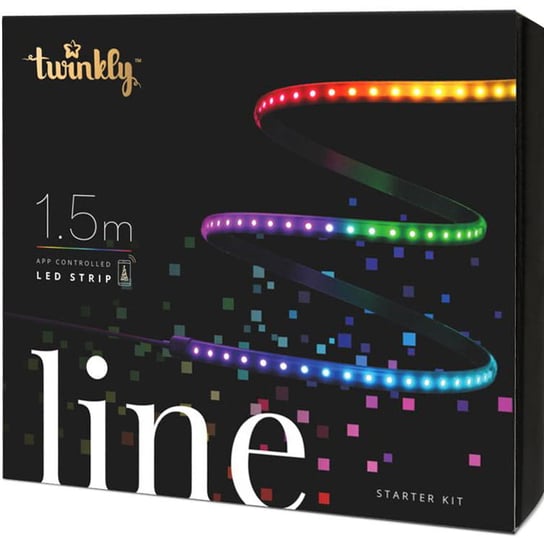 Inteligentna taśma dekoracyjna Twinkly Line 90 LED RGB Starter Kit - 1,5 m - zestaw startowy Twinkly
