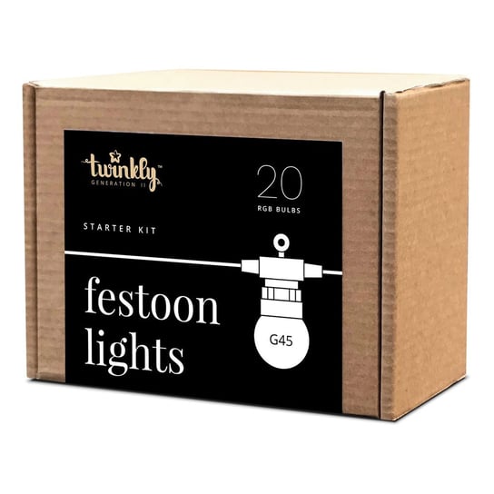 Inteligentne lampki ozdobne Twinkly Festoon 20 LED RGB 10 m Starter Kit Twinkly