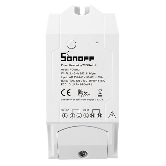 Inteligentny przełącznik WiFi Sonoff Pow R2 z miernikiem energii Sonoff