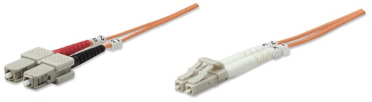Intellinet 1.0m LC-SC M/M kabel InfiniBand / światłowodowy 1 m Pomarańczowy Intellinet