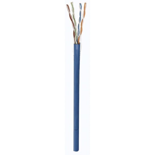 Intellinet Kabel Instalacyjny skrętka Cat.5e UTP drut 305m 100% miedzi, niebieski Intellinet