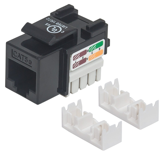 Intellinet Moduł Keystone RJ45 UTP Cat.5e Czarny Punch-Down ...