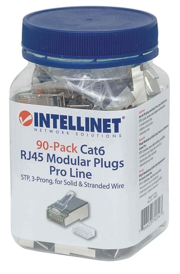 Intellinet Wtyk modularny RJ45 Cat6, STP, linia Pro, 90 sztuk Intellinet