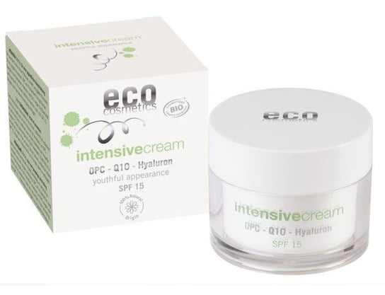 Intensive - Krem intensywnie pielęgnujący SPF 15 z OPC, Q10 i kwasem hialuronowym - ECO Cosmetics Eco Cosmetics