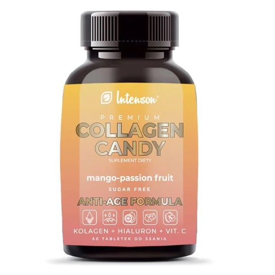 Intenson, Collagen Candy, Suplement Diety O Smaku Mango-Marakuja, 60 tab. Intenson
