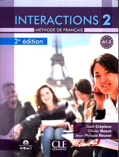 Interactions 2 A1.2. Podręcznik z ćwiczeniami Crepieux Gael, Masse Olivier, Rousse Jean-Philippe