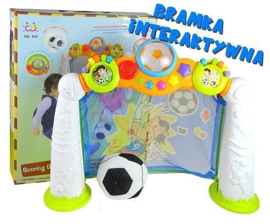 Interaktywna bramka piłkarska Lean Toys