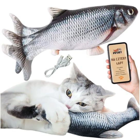 Interaktywna ryba zabawka dla kota Zolta