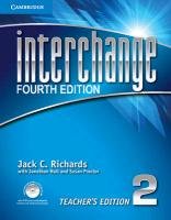 Interchange Level 2 Teacher's Edition with Assessment Audio CD/CD-ROM Richards Jack C.