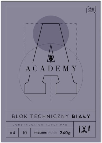 Interdruk Blok techniczny A4 10 Academy Interdruk