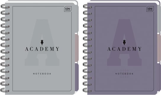 Interdruk Kołozeszyt PP A5 100# z przekładkami Academy Interdruk