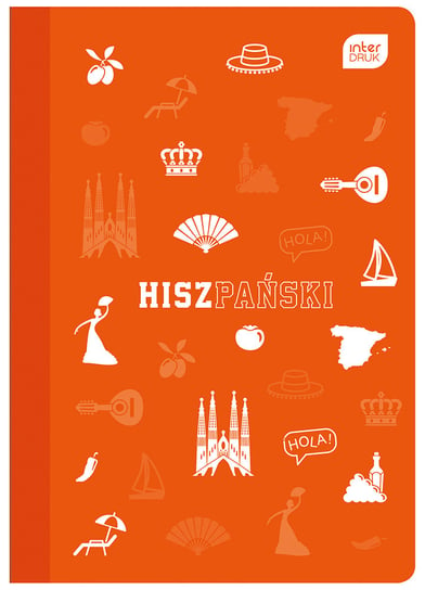Interdruk, Zeszyt A5 60 kartek, kratka, Pp Hiszpański Interdruk